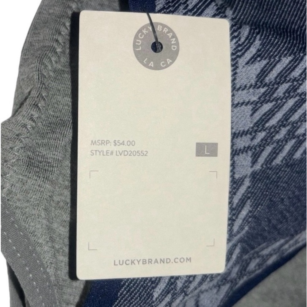Lucky Brand Bras Seamless Comfort Bras Navy Blue and Gray Size Large Two Pack - Picture 15 of 15